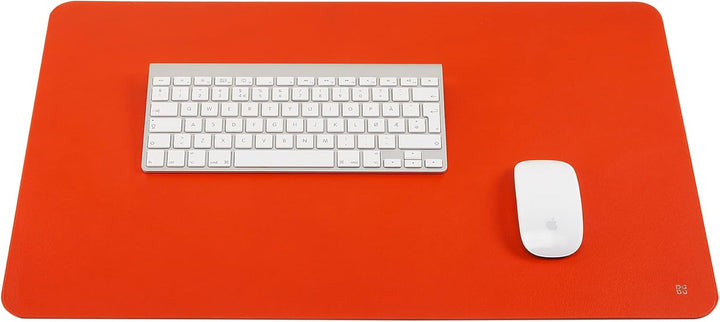 DUDU Büro-Schreibtischunterlage aus zweifarbigem Leder cm 61x40, beidseitig benutzbar, rollbar, weic