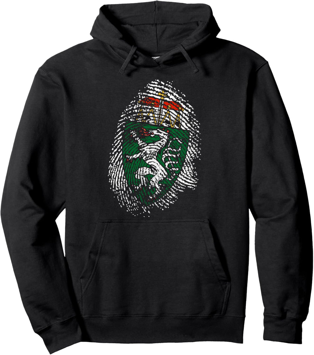 Steiermark Adler Wappen Fingerabdruck Steirer Pullover Hoodie