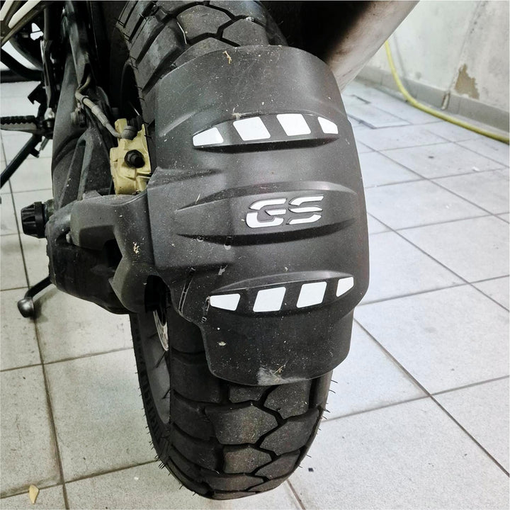 3 Stück REFLEKTIERENDE Aufkleber Kompatibel mit Motorrad R 1200 1250 GS Adventure HECKFENDER Weiss