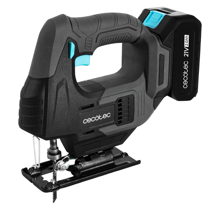 Cecotec Akku-Stichsäge MultiCut 500 Vision Liberty. 21 V 2 Ah Akku, Laser-Schnittführung, LED-Licht,