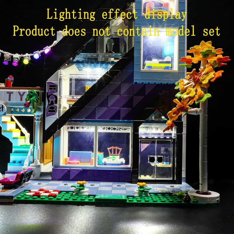 GEAMENT LED Licht-Set Kompatibel mit Lego Stadtzentrum (Downtown Flower and Design Stores) - Beleuch