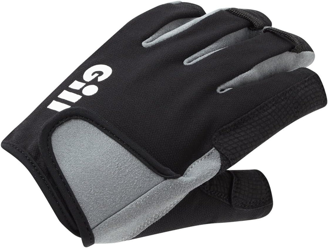 Gill Junior Deckhand Short Finger Sailing Gloves 2022 - Black Child, Child