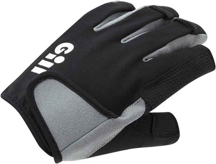Gill Junior Deckhand Short Finger Sailing Gloves 2022 - Black Child, Child