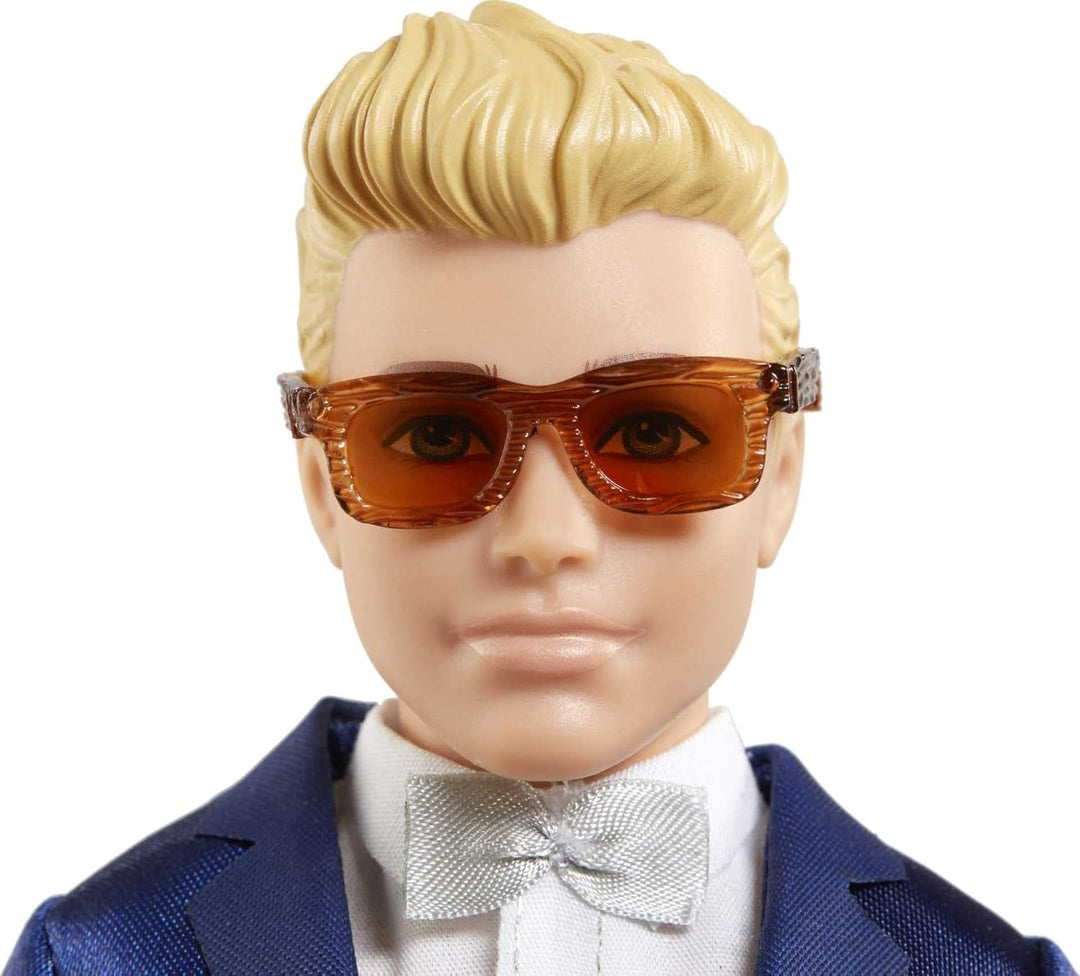 Barbie GTF36 - Ken Bräutigam-Puppe (blond, ca. 30 cm gross) mit Anzug und Schuhen, 5 Zubehörteile, S