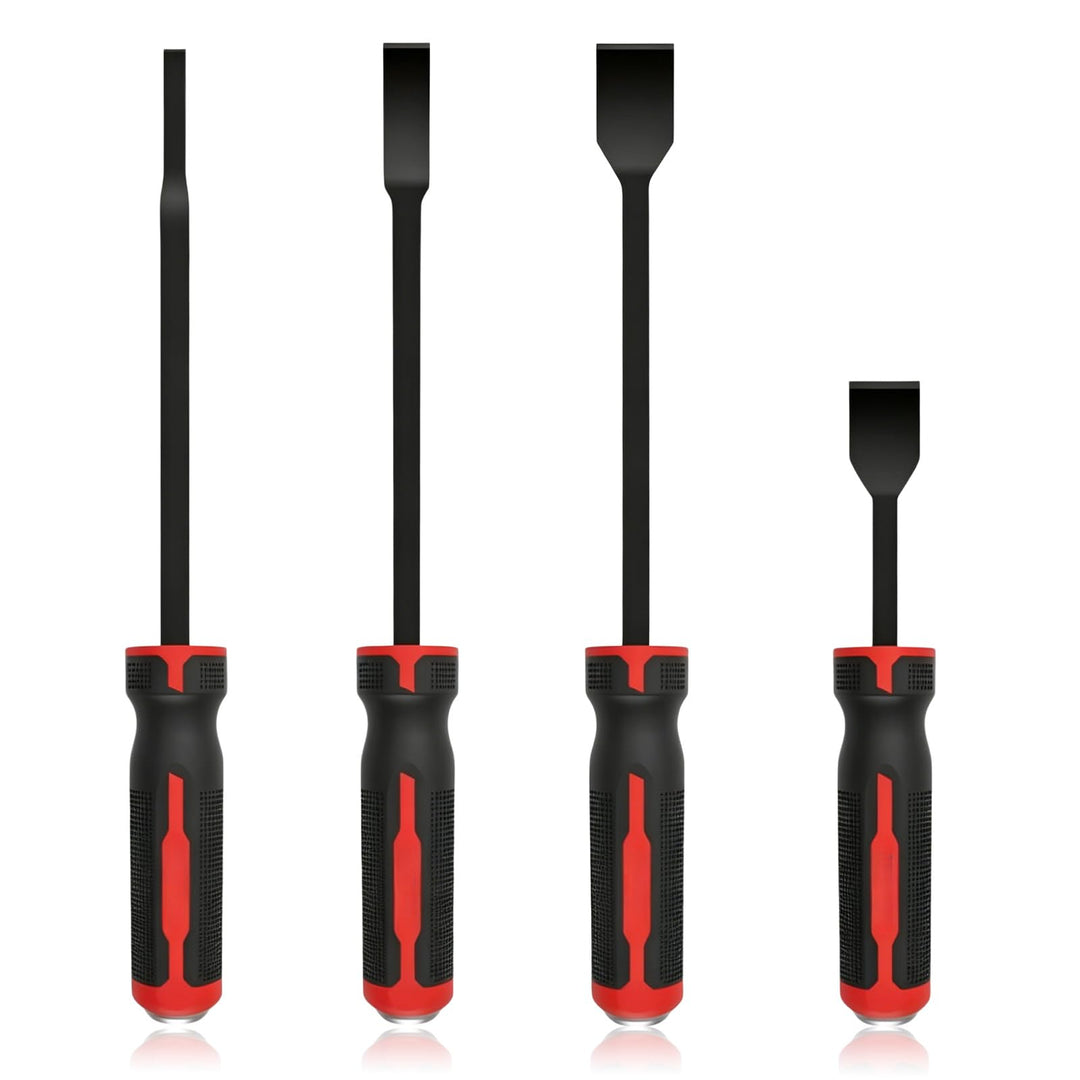 4er Dichtungsschaber Kit, Carbon-Automobil-Schaber-Set, Schaber Werkzeug mit Metall Schlagköpfen, 23