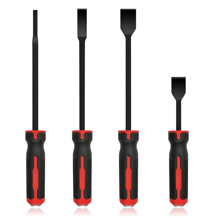 4er Dichtungsschaber Kit, Carbon-Automobil-Schaber-Set, Schaber Werkzeug mit Metall Schlagköpfen, 23
