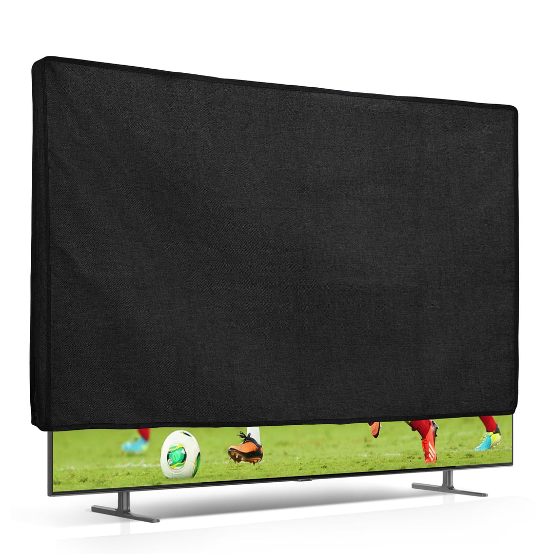kwmobile 75" TV Abdeckung Indoor - Fernseher Hülle Bildschirmschutz Abdeckung - TV Bildschirm Staubs