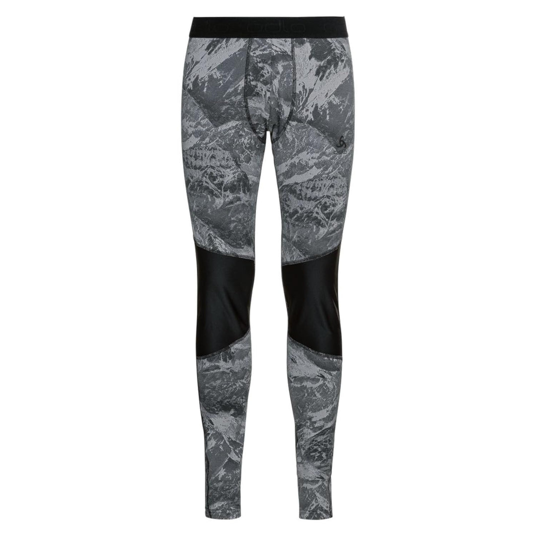 Odlo Herren Leggings Bl Bottom Long Whistler Eco L Schwarz, L Schwarz