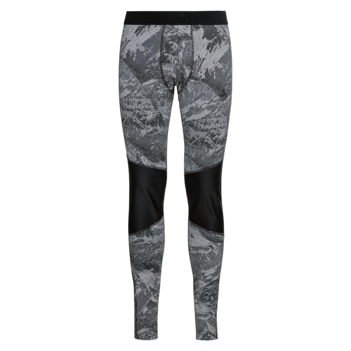 Odlo Herren Leggings Bl Bottom Long Whistler Eco L Schwarz, L Schwarz
