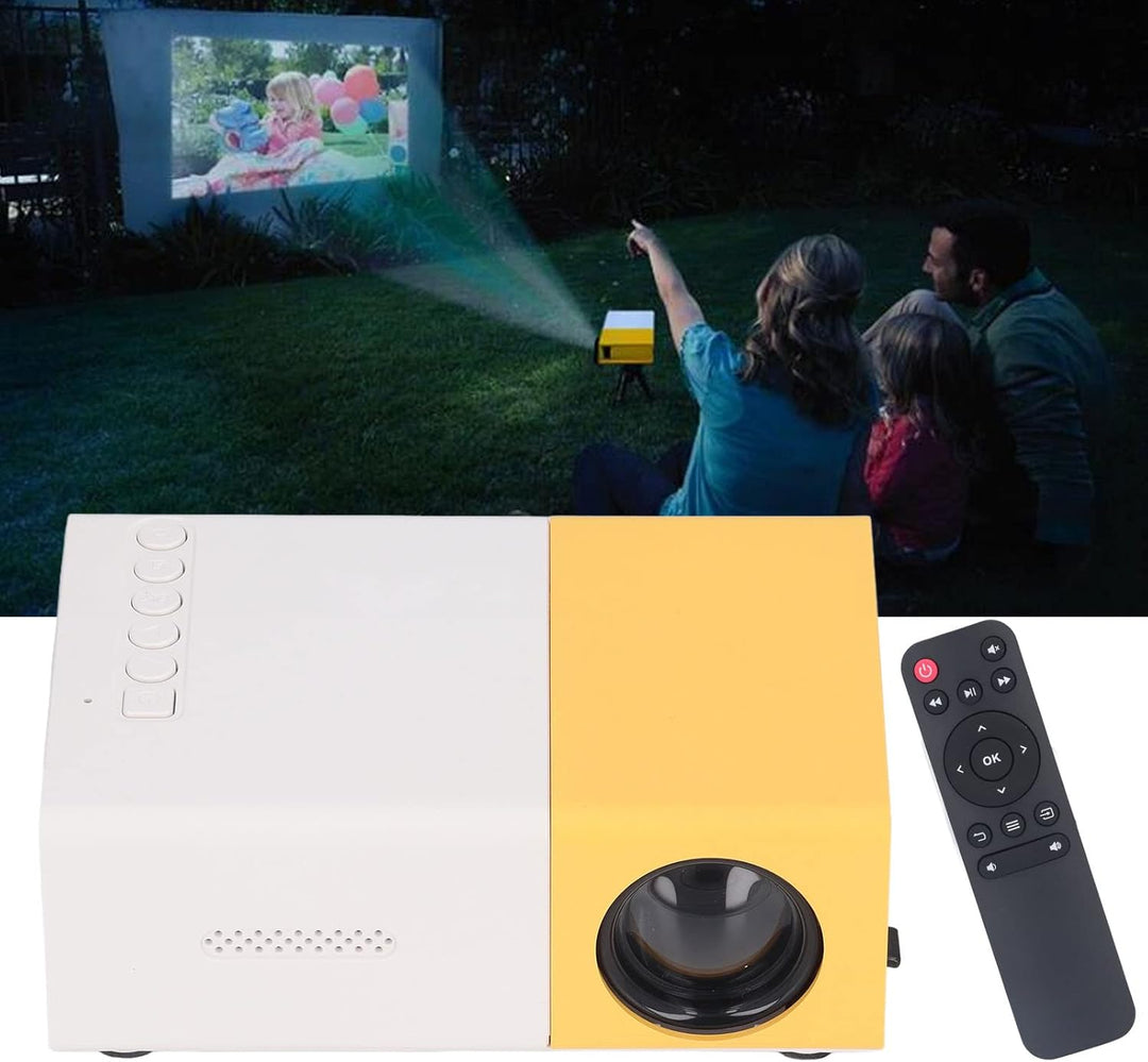 Zunate Mini-Projektor, Tragbarer Taschenprojektor, Heimkino-Filmprojektor, für IOS, für Android, für