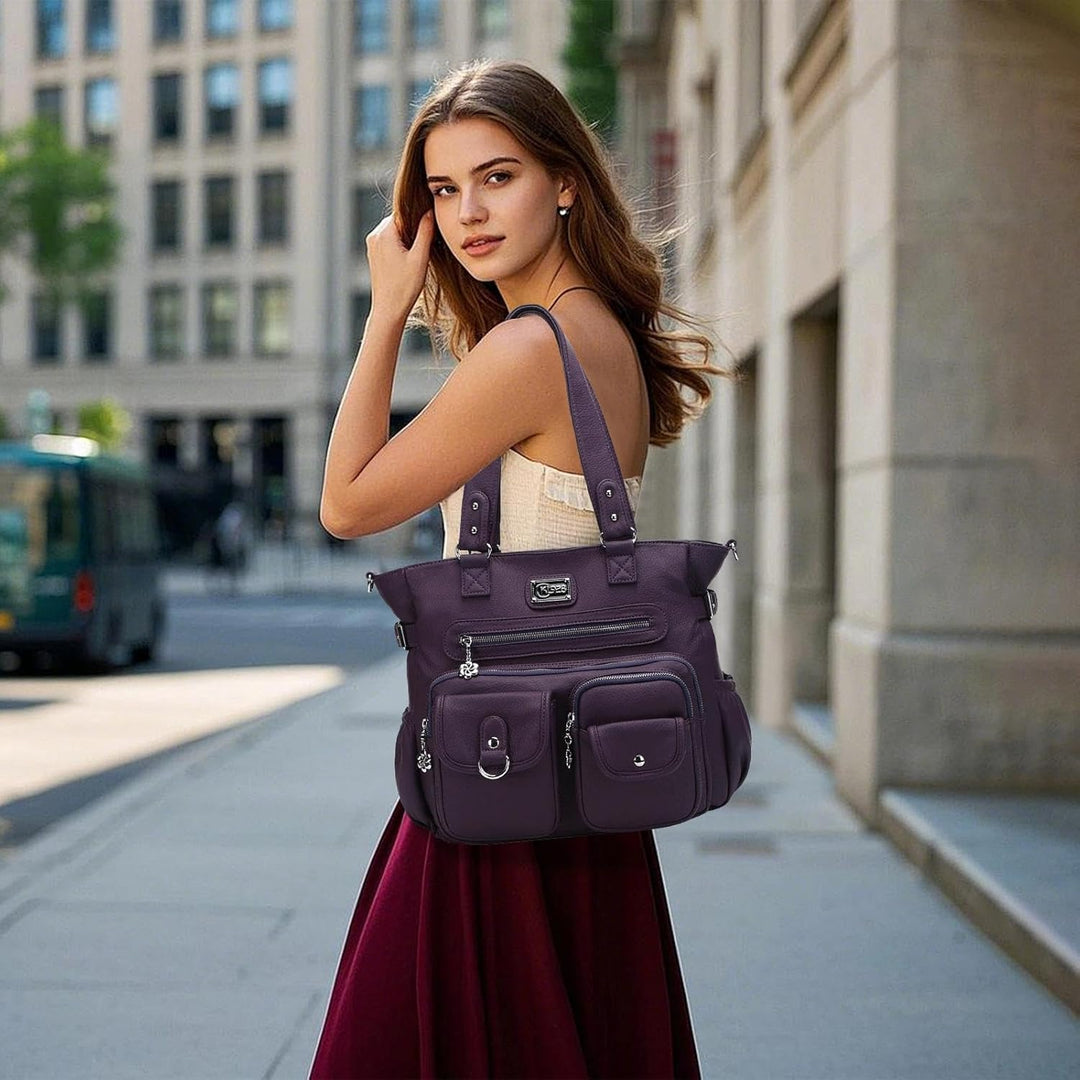 KL928 Handtasche Damen Tasche Umhängetasche Schultertasche Damentaschen gross für Damen Frauentasche