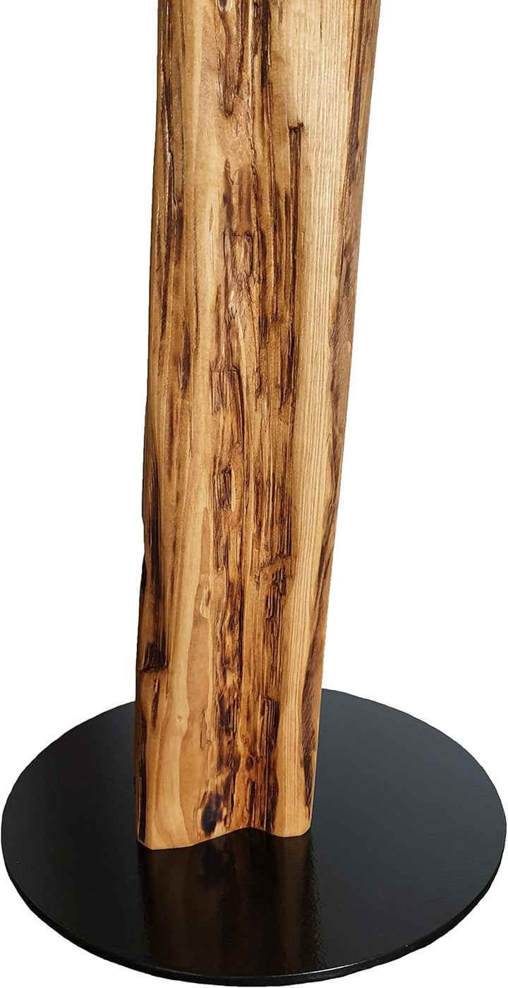 Wood & Wishes – Rustikaler Weinständer, Weinregal, Weinhalter aus massivem Holz; gefertigt in Handar