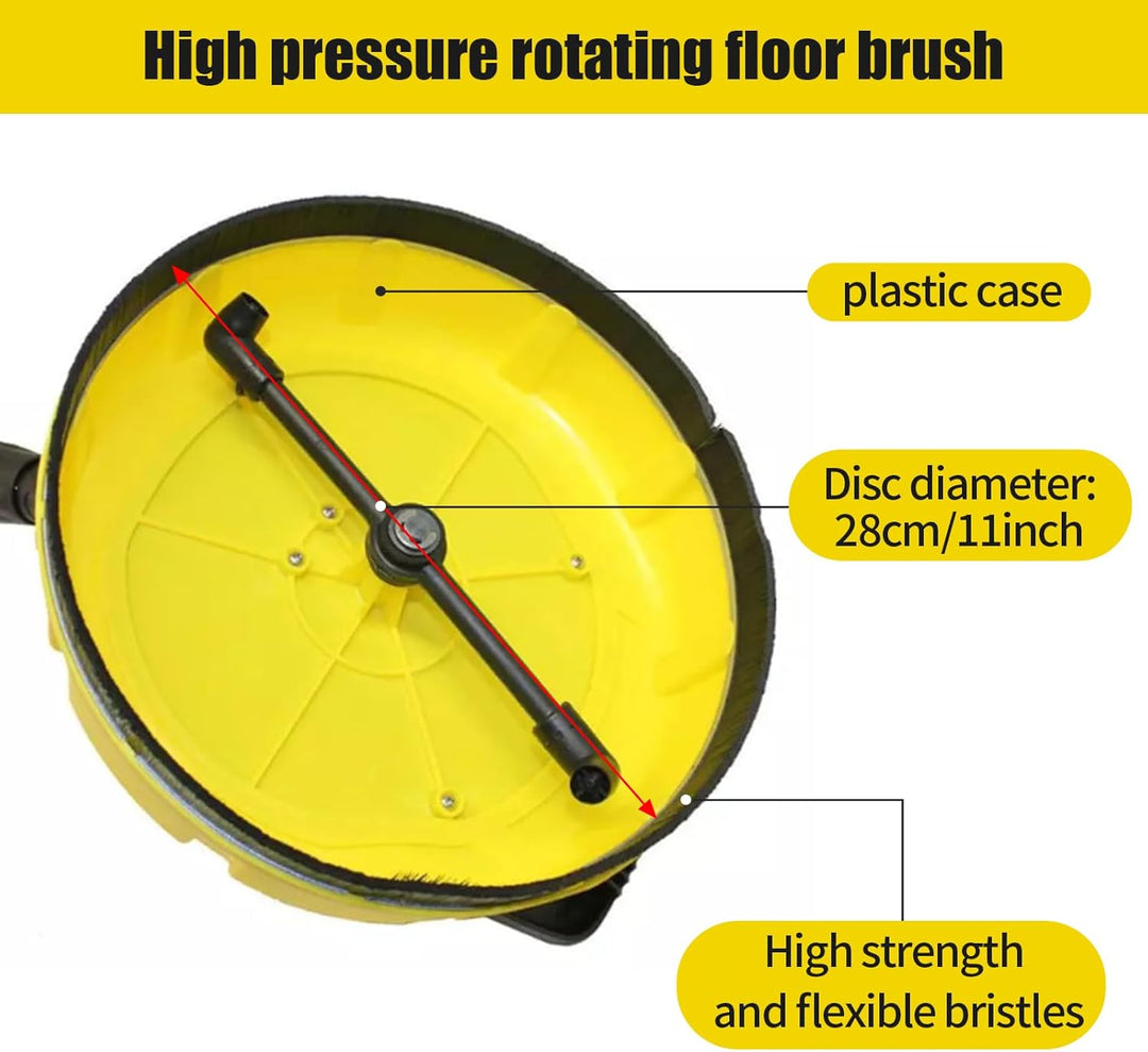 Rotationsbürste für Karcher K, Flächenreiniger für Hochdruckreiniger Kärcher K-Serie K2 K3 K4 K5 K6