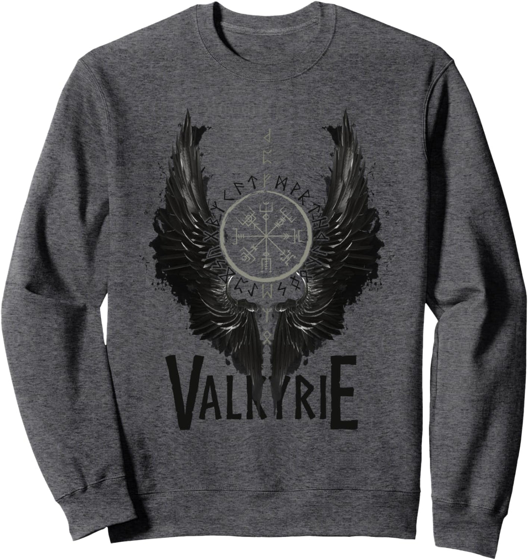 Wikinger Vegvisir Valhalla Valkyrie Walküre Viking Sweatshirt