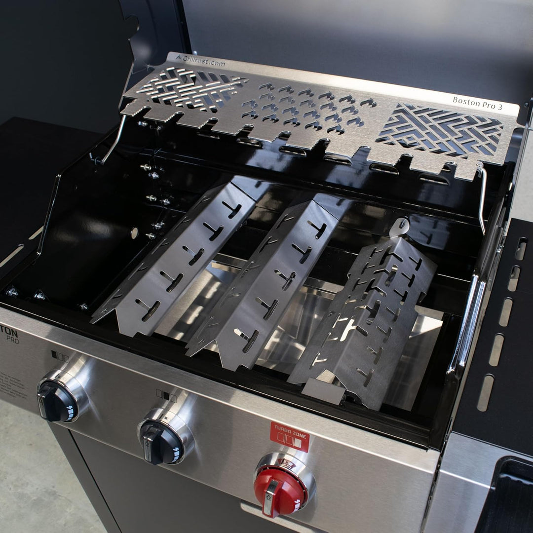 Grillrost.com Das Original Edelstahl Warmhalterost Enders Monroe Pro 4 - Multistation grillt 9 Keule