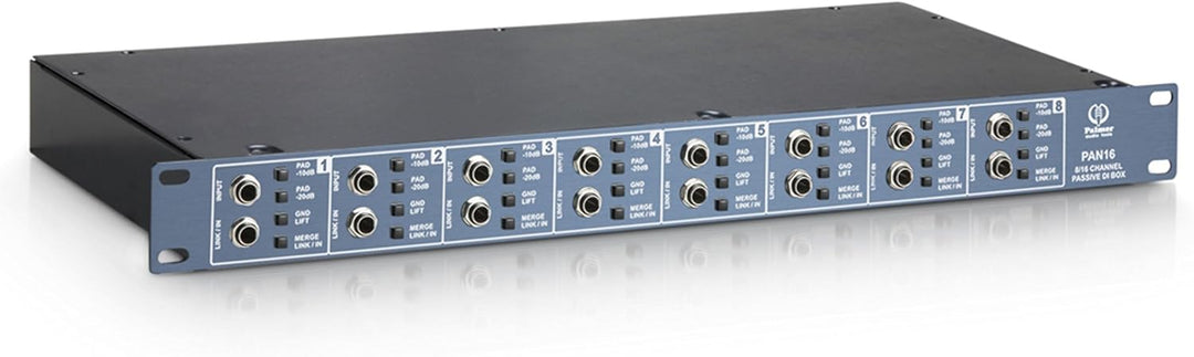 Palmer PAN 16 ; 19" DI-Box 8 Kanal passiv, 8 Kanal passiv