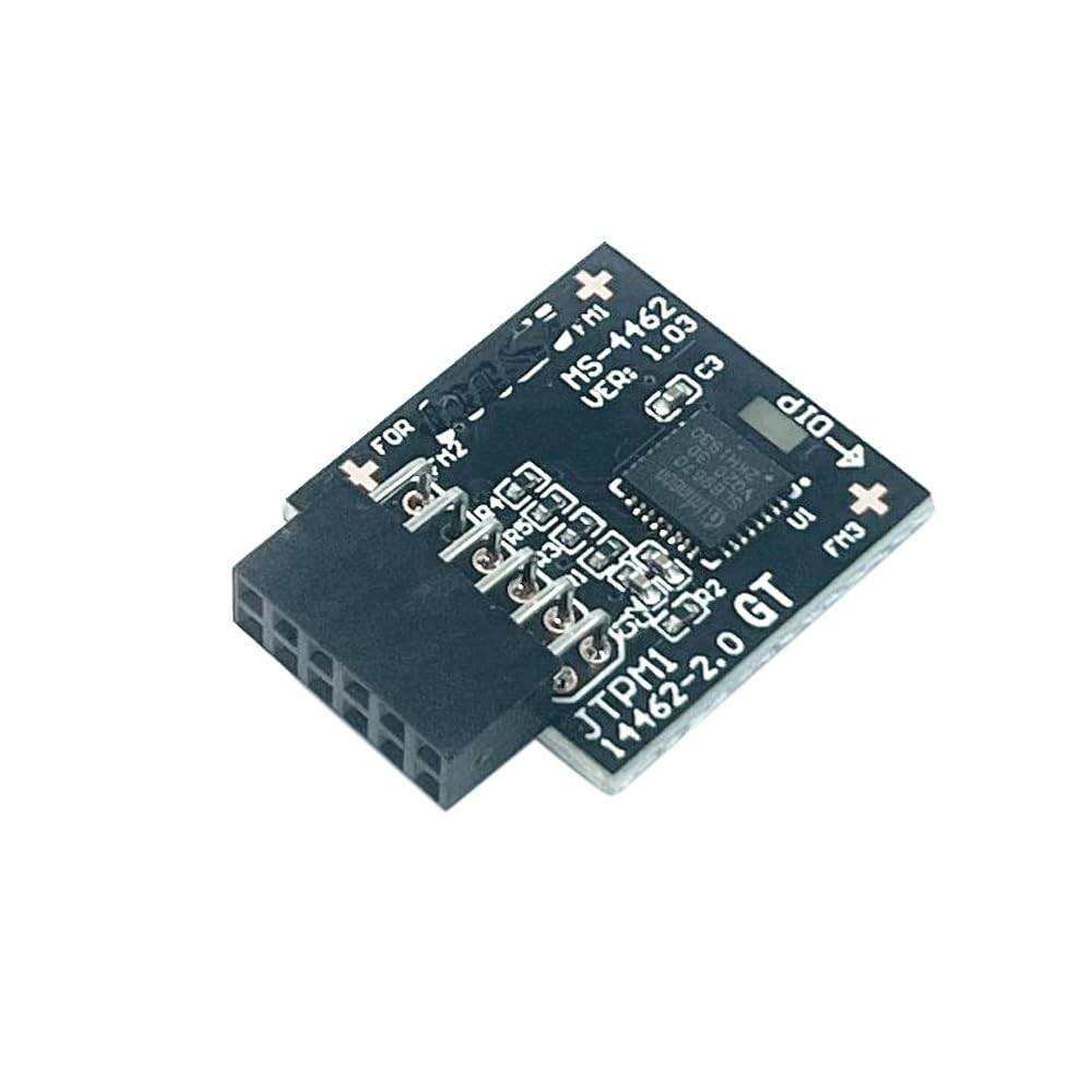 JINTAI TPM 2.0Modul SPI 12Pin mit Infineon SLB9670 Windows 11 Upgrade Ersatz für MSI für MPG B550 Ga