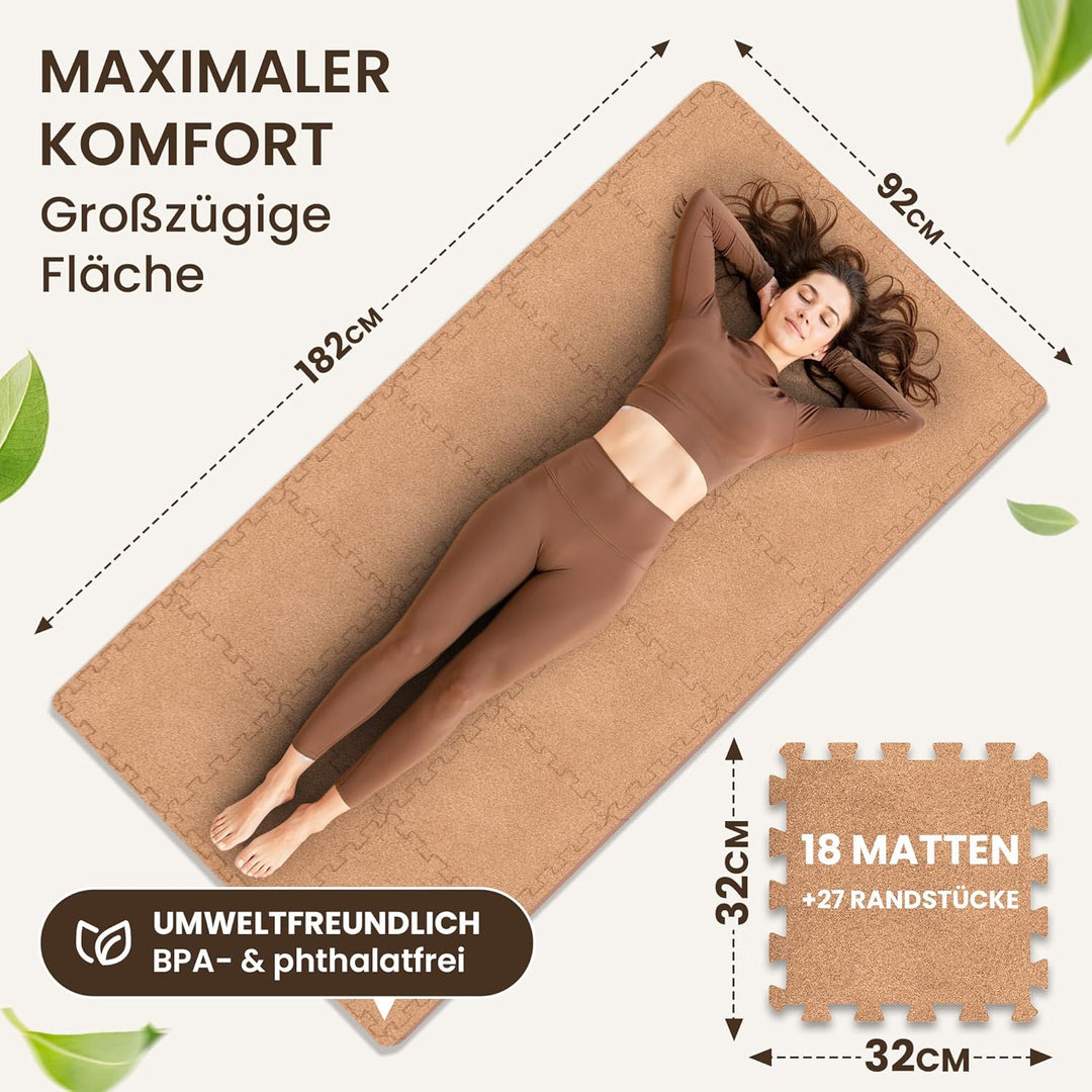 Schutzmatten Bodenschutzmatte Set Sportmatte Gymnastikmatte Puzzlematte: Puzzle Sportgeräte Matte Fi