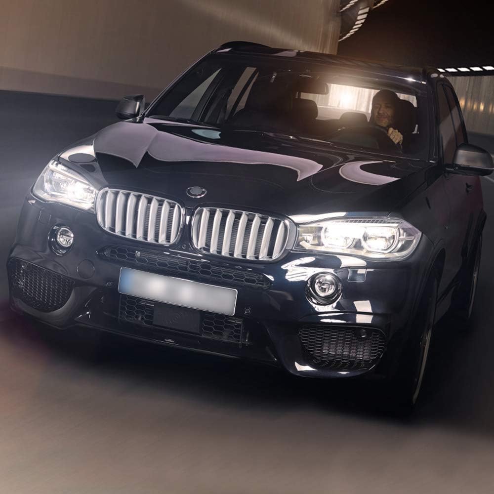 Auto Kühlergrill Abdeckung Trim, 14PCS Auto Kühlergrill Abdeckung Trim Aufkleber Zubehör Ersatz für