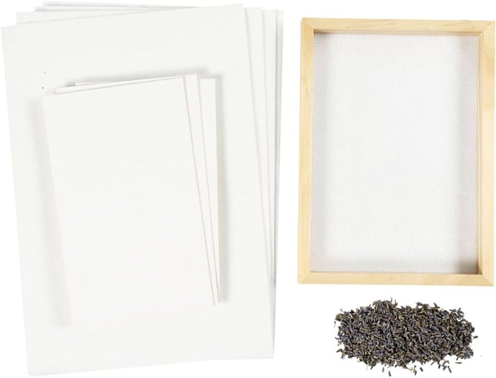 Creativ Company Bastelset für Papierherstellung, weiss