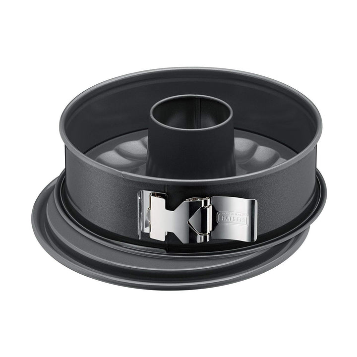 Original Kaiser La Forme Plus Backform 26cm Springform rund, 2 Böden, Flach- und Rohrboden, SafeClic