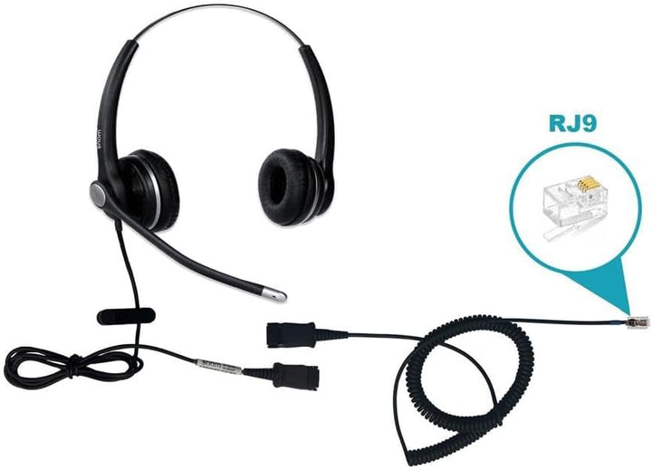 SNOM A100D Binaural Headset for all Snom desktop Telephones 3x0/D3x5/7x0/D7x5; 4342 Breitband Headse