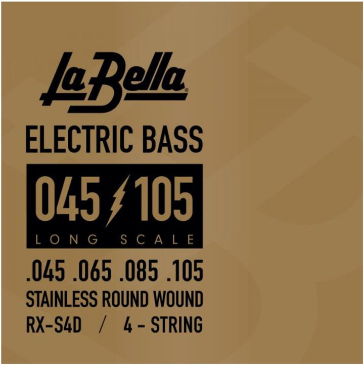La Bella Strings »RX SERIES STAINLESS STEEL - RX-S4D - E-BASS« Saiten für E-Bass - Stainless Steel -