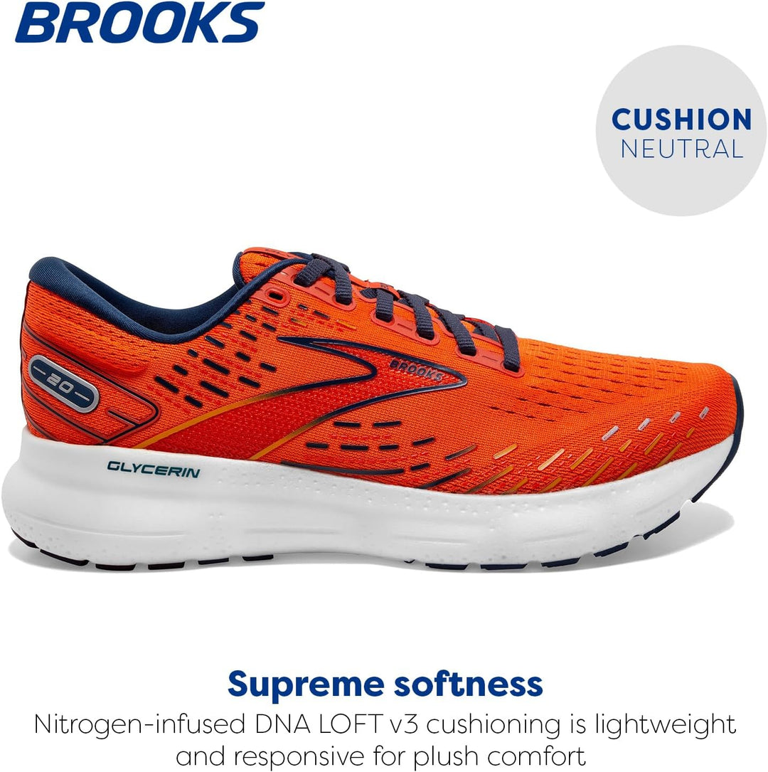 Brooks 46 EU Orange Titan Flamme, 46 EU Orange Titan Flamme