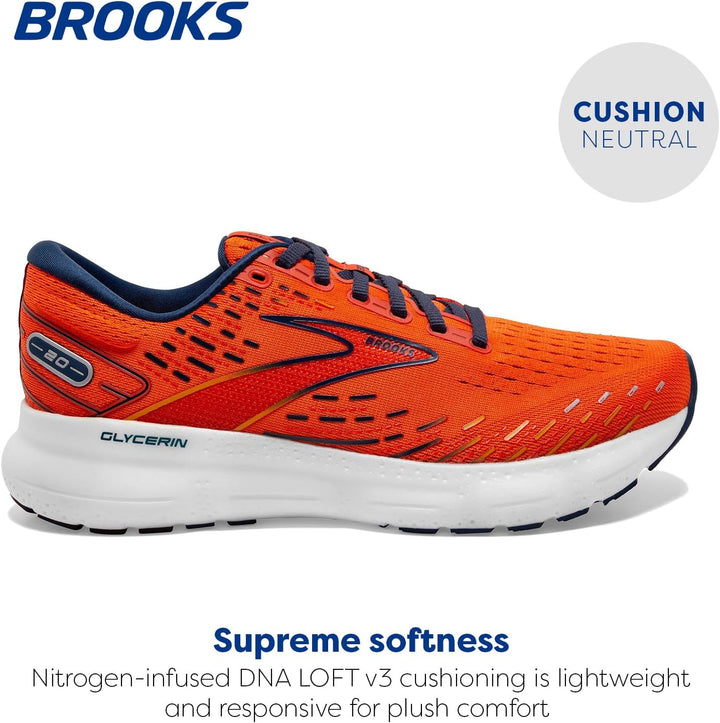 Brooks 46 EU Orange Titan Flamme, 46 EU Orange Titan Flamme
