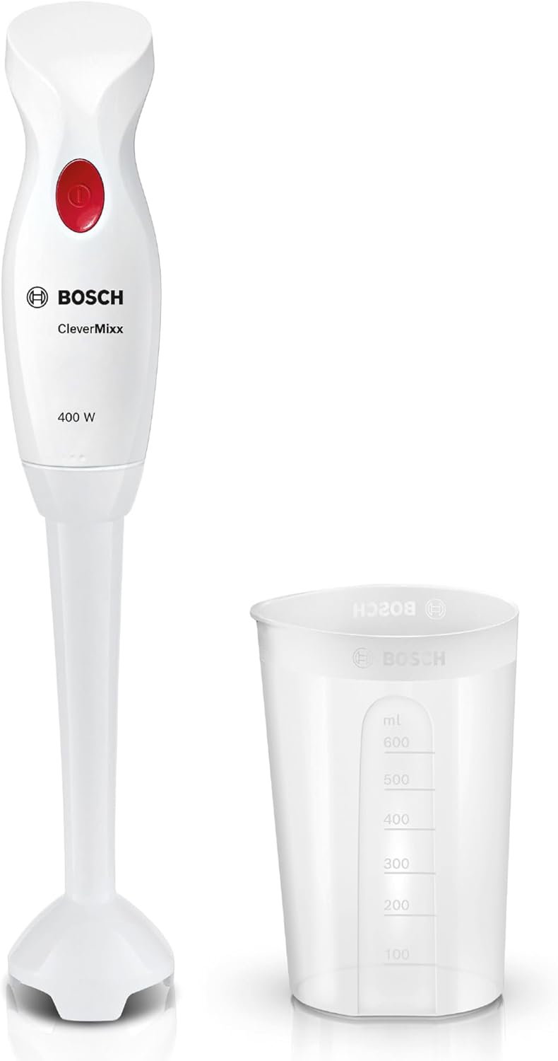 Bosch Stabmixer CleverMixx MSM14000, Abnehmbarer Mixfuss, Ergonomischer Griff, leichtes Gehäuse, 4-K