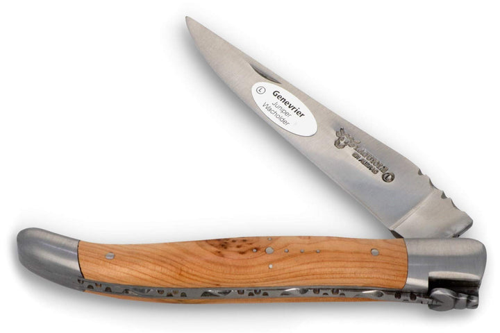 Laguiole en Aubrac Taschenmesser L0212GEIF 12 cm, Klinge 10 cm matt, Backen matt, Griffschalen Wacho