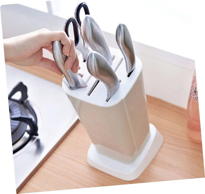 DOITOOL Kreativer Küchenmesserhalter Pp Material Abnehmbar Drehbar Küchenregal Messeraufbewahrung Or
