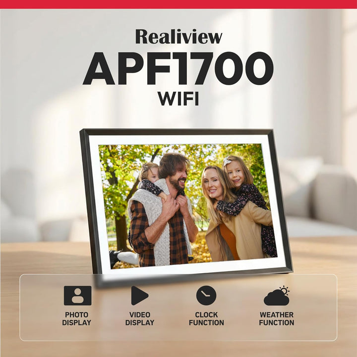 Agfa Photo - Bilderrahmen Realview 17' 17 Zoll mit WLAN, 17 Zoll mit WLAN