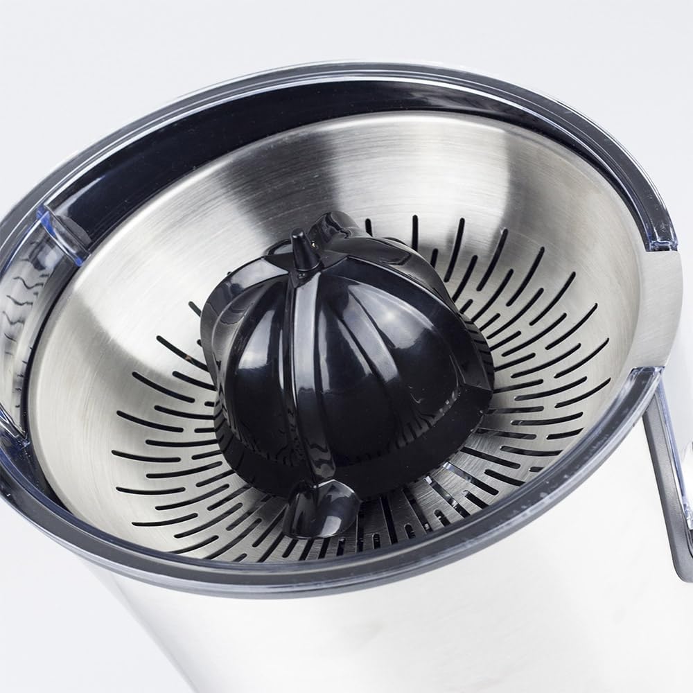Caso CP 300 Design-Zitruspresse, elektrische und kraftvolle Zitronenpresse mit Universal-Presskegel