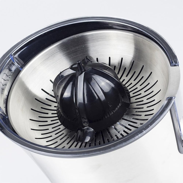 Caso CP 300 Design-Zitruspresse, elektrische und kraftvolle Zitronenpresse mit Universal-Presskegel