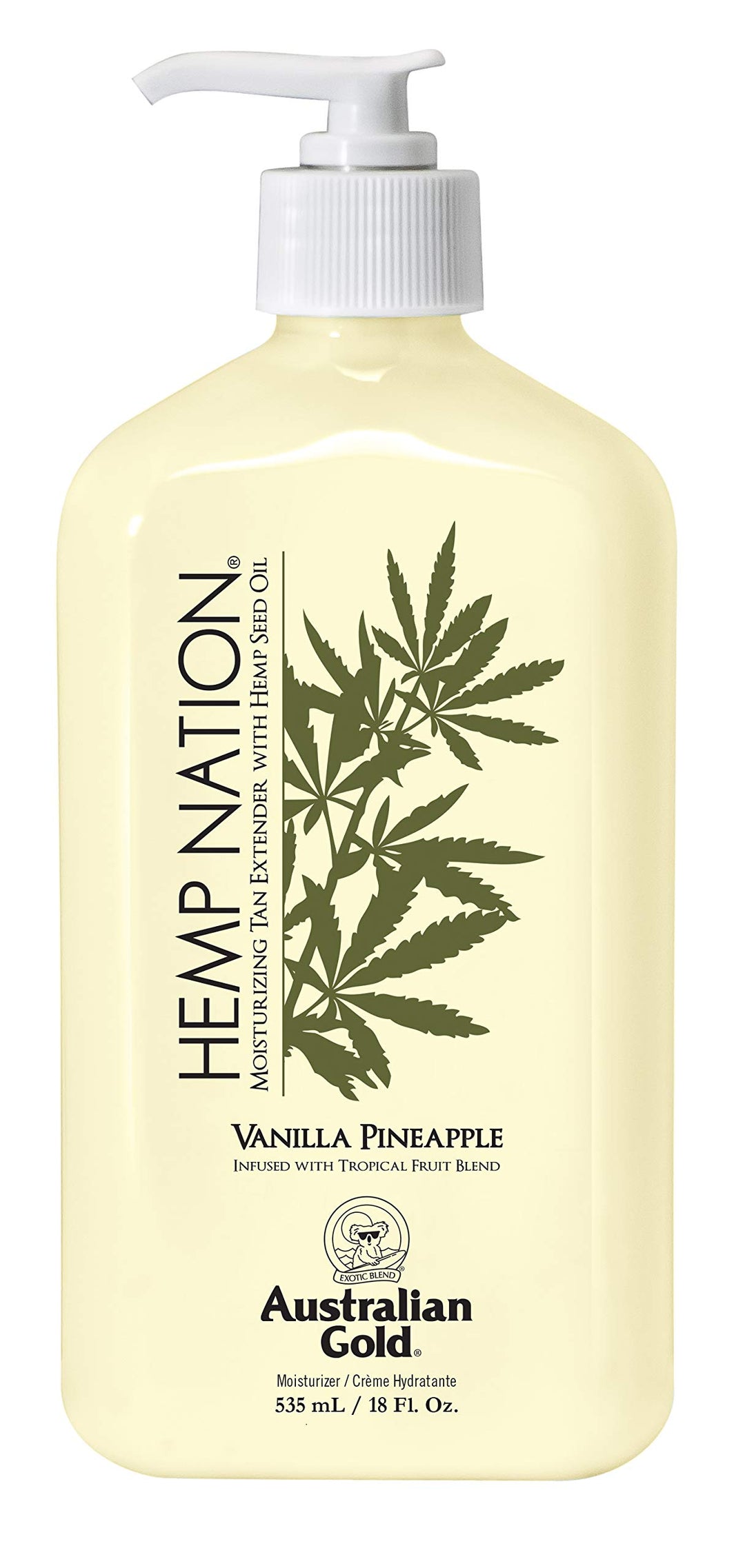 Australian Gold - Hemp Nation Vanilla Pineapple Tan Extender Body Lotion 535 ml