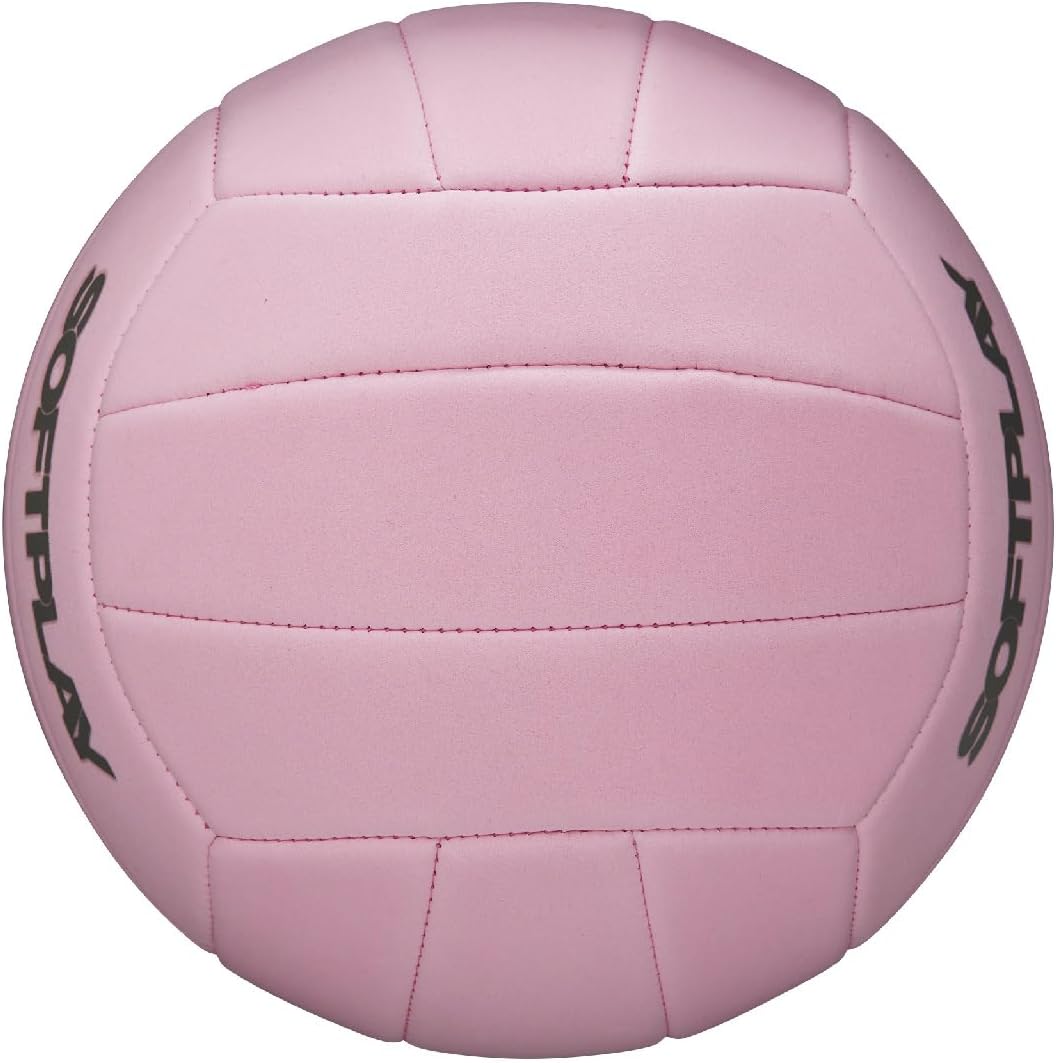 Wilson Super Soft Play Outdoor Recreation Volleyballs - Official Size Rosa, Rosa
