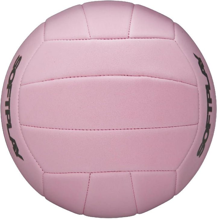 Wilson Super Soft Play Outdoor Recreation Volleyballs - Official Size Rosa, Rosa