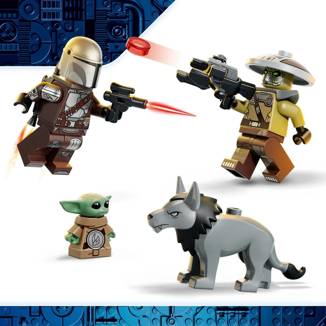 LEGO Star Wars 75451 Showdown mit dem Wächterdroiden am Huttenpalast Spielzeug - The Mandalorian and