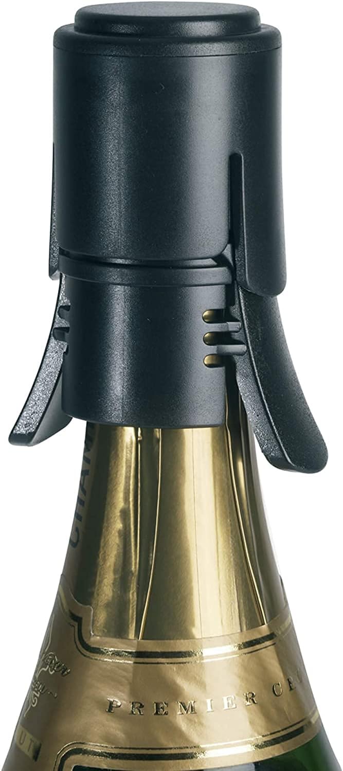 Le Creuset, Sektverschluss, Schwarz, Kunststoff, SW-106, 59140010007001 Sw106 Schwarz Matt, Sw106 Sc