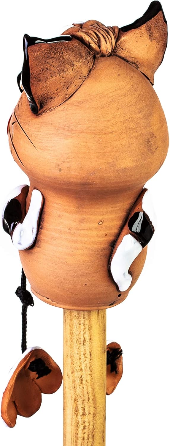 Ceramics World - Gartenstecker Katze aus Keramik - Kantenhocker und Gartendeko