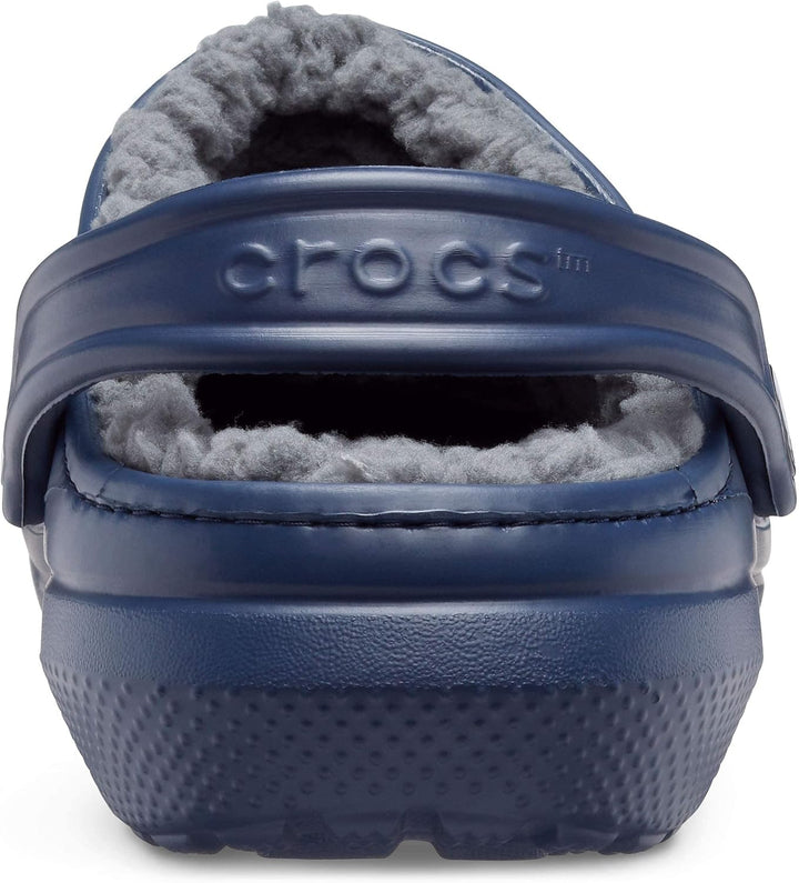 Crocs Unisex Classic Lined Clogs 37/38 EU Navy Charcoal, 37/38 EU Navy Charcoal