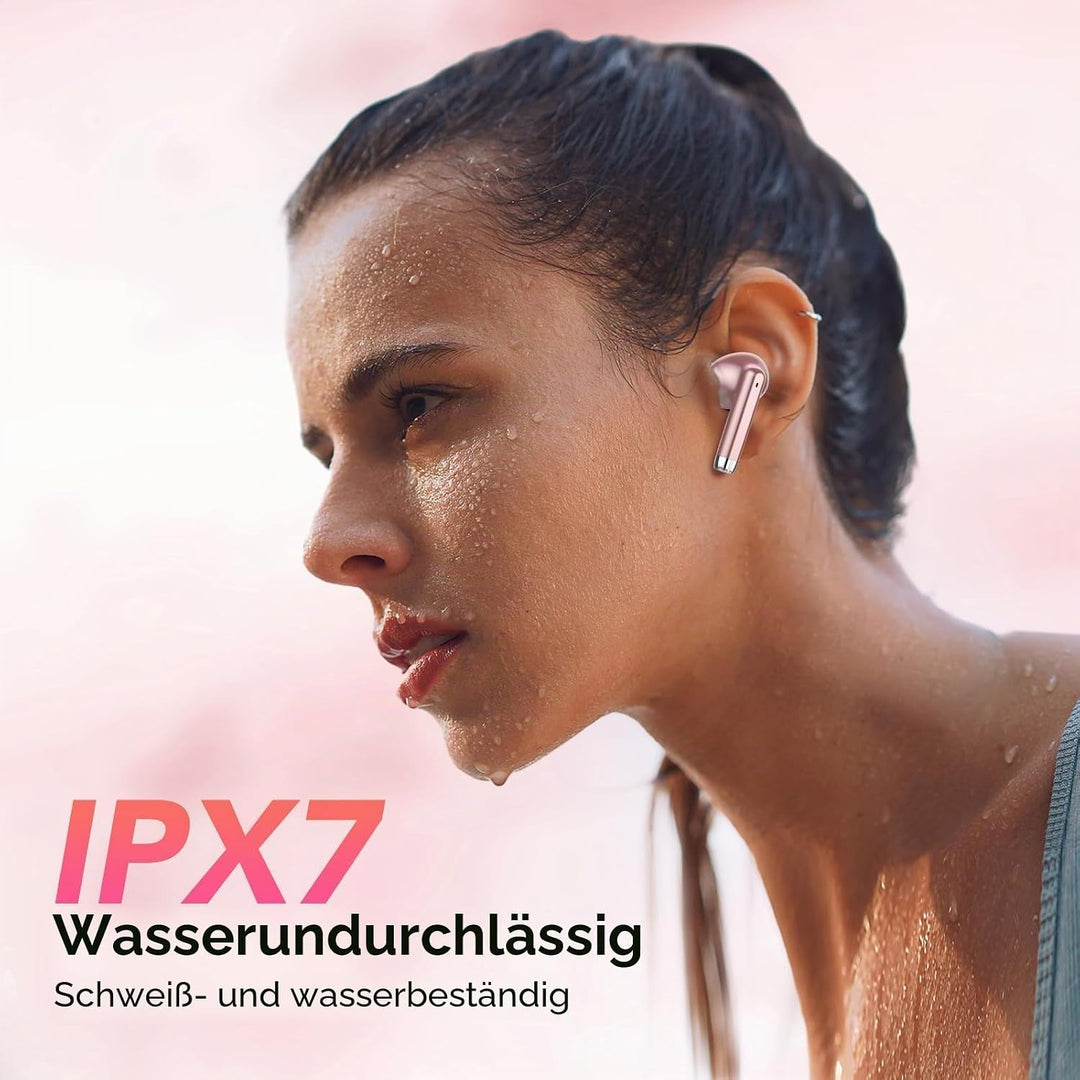 QXQ Bluetooth Kopfhörer, 2026 Neue Kopfhörer Kabellos Sport In Ear Bluetooth 5.4 Headphones mit 4 Mi