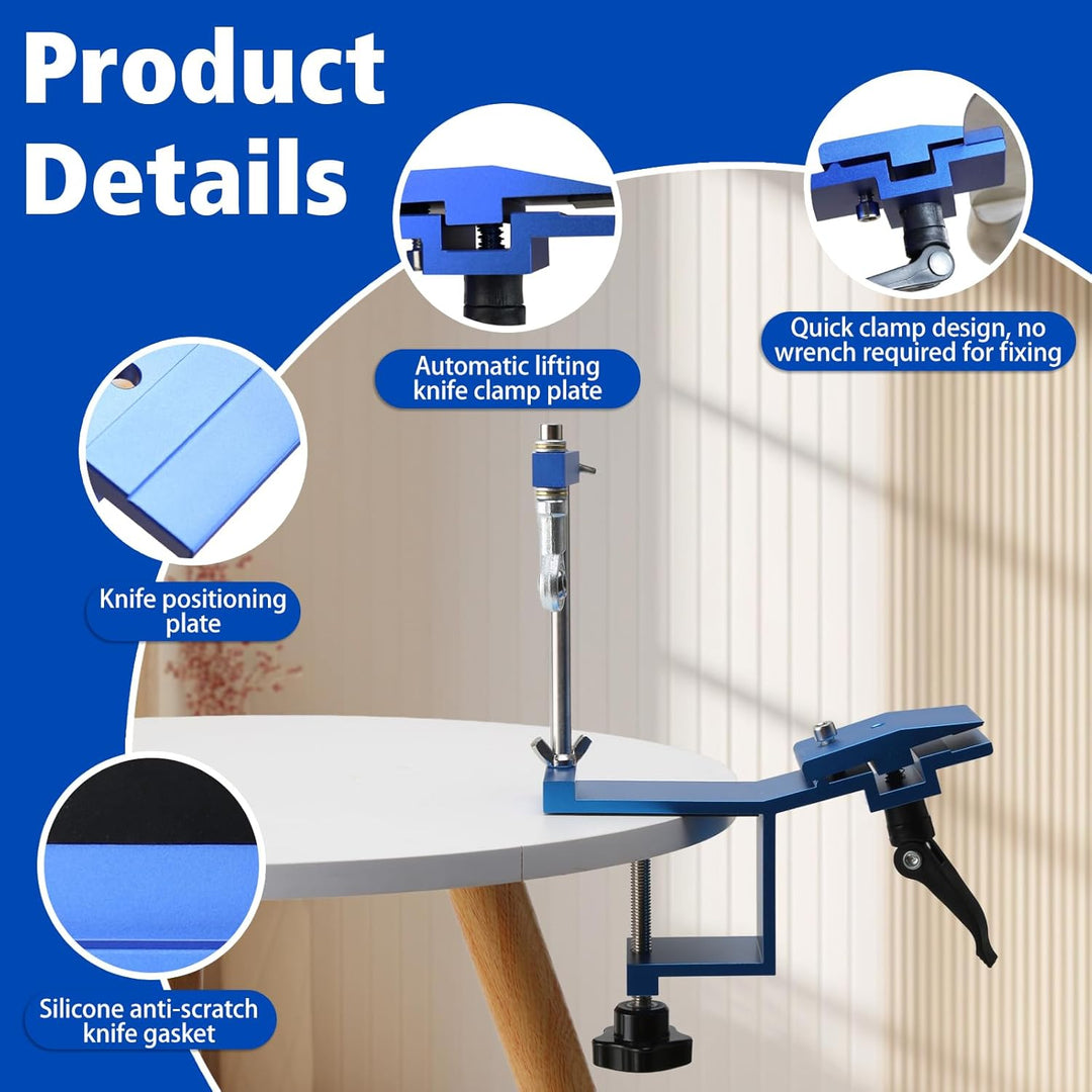 Professionelle 360 Flip Messerschärfer Werkzeug, Fixed Angle Küchenmesser Schärfen Tool Kit mit Quic