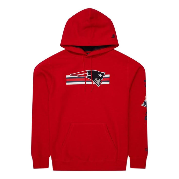 New Era American Football Hoody NFL 2023 Sideline Pullover Kapuzenpullover Sweater Teamlogo #5-patri