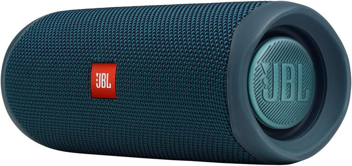 JBL FLIP 5 Tragbarer Bluetooth-Lautsprecher, wasserdicht blau, blau