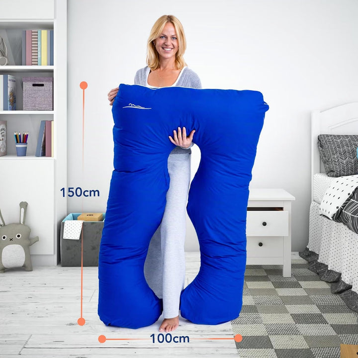 KomfortKissen ORIGINAL Premium Ergonomisches Kühlend Kuschelkissen | Körperkissen | Seitenschläferki