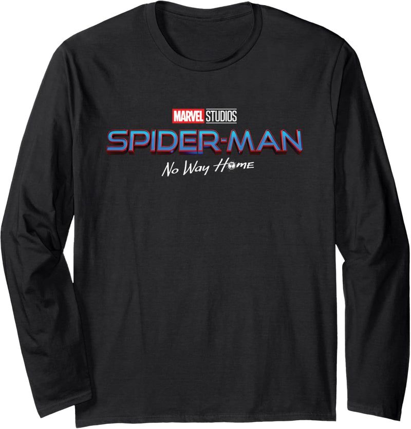 Marvel Spider-Man No Way Home Movie Logo Langarmshirt