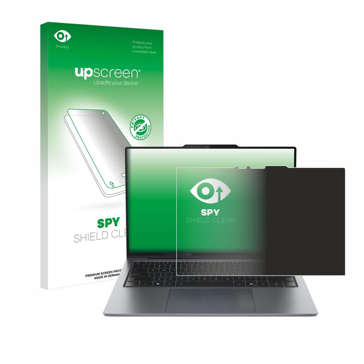 upscreen Anti-Spy Blickschutzfolie für Lenovo ThinkPad X9 15 Aura Edition 15" Made in Germany, Priva