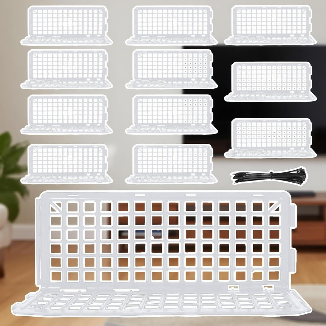 Generisch Unter Couch Blocker, 12 Teile robuster Katzenstopper und Spielzeugschutz für zu Hause, ver